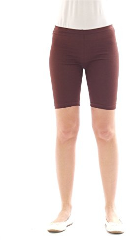 YESET Kinder Shorts Sport Pants Sportshorts Kurze Leggings aus Baumwolle Jungen Mädchen braun 122