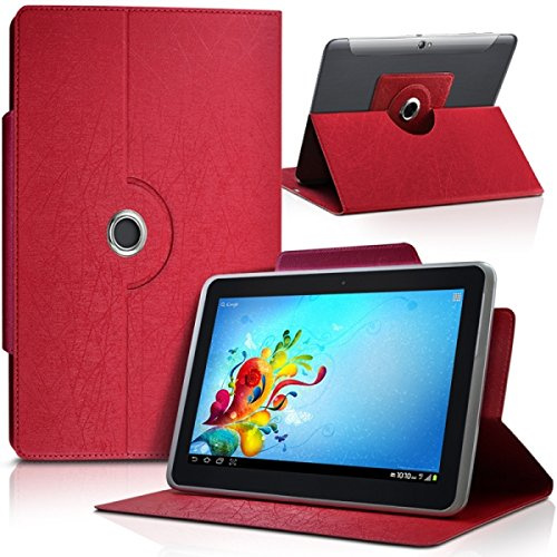 Housse Etui de Protection Universel M Couleur Rouge pour Tablette Logicom E852GP 8