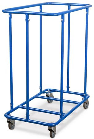 Sport-Thieme Aufbewahrungswagen für Rollbretter | Für bis zu 15 Rollbretter 62x35 cm | Platzsparend fahrbar | Pulverbeschichtetes Stahlrohr | Silber | Indoor Zubehör auf Rollen
