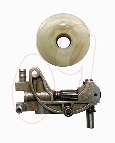 RICAMBIO POMPA OLIO PER MOTOSEGA A SCOPPIO 52CC+VITE SENZA FINE