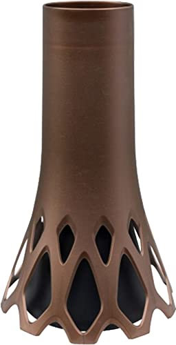 Plasti Grabvase Roseta mit Sockelgewicht, Farbe:Bronze