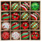 Valery Madelyn Weihnachtskugeln 16 Stücke 8CM Kunststoff Christbaumkugeln Weihnachtsdeko mit Aufhänger Weihnachtsbaumschmuck für Dekoration Klassische Serie Thema Rot Grün Weiß