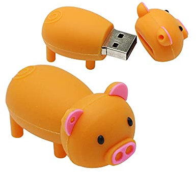 32gb Cochon Forme USB 2.0 clé USB Pen Drive Porte - clé clé de mémoire USB clé USB (Orange)