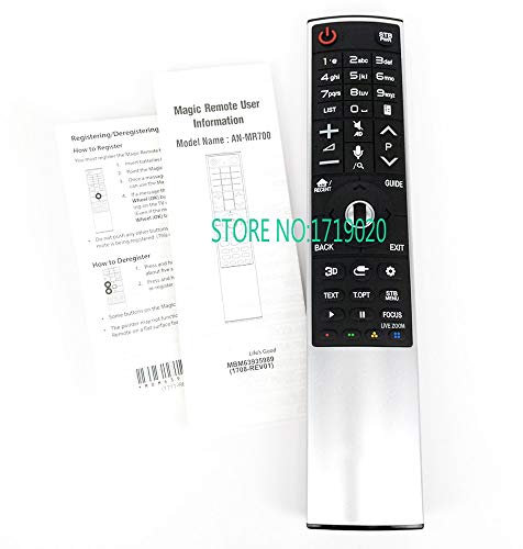 Calvas, telecomando originale per LG Smart TV AN-MR700 AKB75455602, telecomando magico con logo Voice Mate 3D