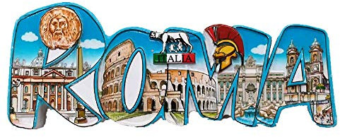 Rom Italien 3D Kühlschrankmagnet Reise Souvenir Geschenkkollektion Home Küche Dekoration Magnetaufkleber Roma Kühlschrankmagnet