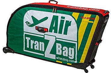 EVOC TranZBag AIR Fahrrad-Transporttasche, green | aufblasbare Fahrrad Packtasche, Radzubehör, platzsparende Fahrrad Transporttasche mit 4 Rädern, für Reise- & Lufttransport