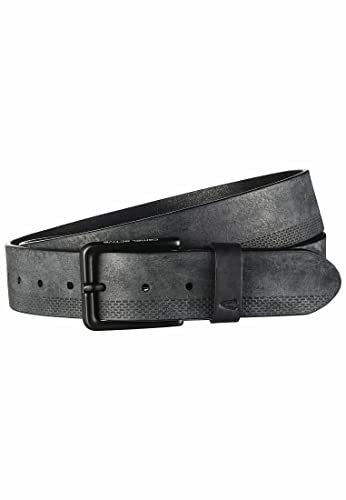 camel active Herren Gürtel aus Nubukleder Schwarz, menswear-3XL