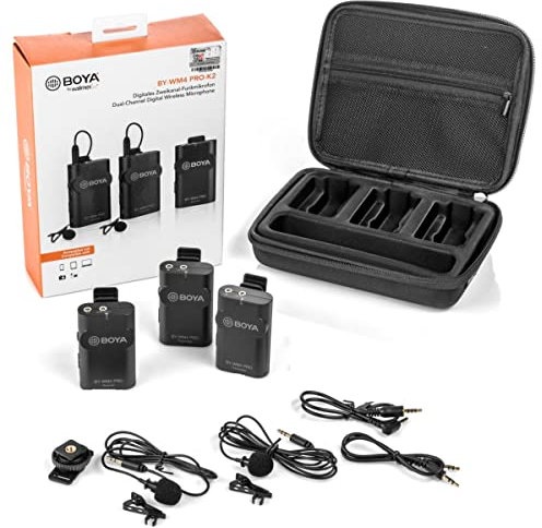 Walimex pro Boya WM4 Pro K-2 Mikrofon 3er Set