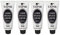 TAPIR - Lederpflegecreme schwarz in Alutube - 75 ml - 4er Pack