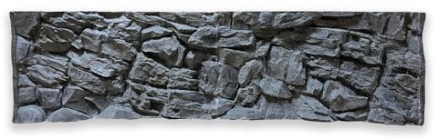 ZooPaul 3D Aquarium Strukturwand grau 200x60 cm