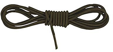 BERGAL - Gummischnürsenkel - Schnürsenkel - Elastische Schnürsenkel (Dunkelbraun, 120cm)