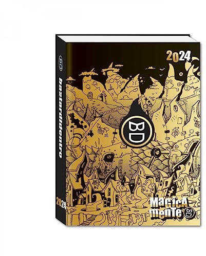 Diario Schule Bastardiinto Special Gold 2021/2022 16 Monate Datum Pocket 16 x 11 cm + Gratis Farbstift