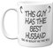Stuff4 Tasse mit Aufschrift This Guy Has The Best Husband, Geschenk für Ehemann, 325 ml, spülmaschinenfest, LGBT Gay-Geschenke für Geburtstag, Weihnachten, Premium-Tasse, hergestellt in