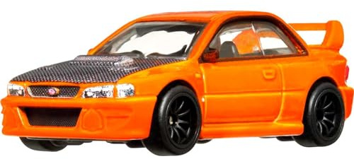 Hot Wheels Car Culture Circuit Legends Vehicles for 3 Kids Years Old & Up, Subaru WRX Sti 22B, Premium Collection of Car Culture 1:64 Scale Vehicles