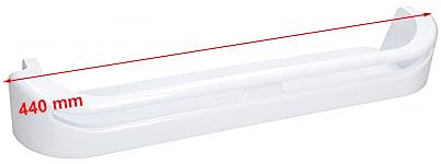 JCSPARES® - Balconcino Ripiano Superiore 440 x 67 x 105 mm Compatibile Per Frigorifero Whirlpool Hotpoint ed Ulteriori
