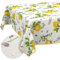 Tischdecke aus Stoff Textil abwaschbar Tischwäsche Tischtuch Baumwolle Polyester Lemon 280x140cm In-/Outdoor Tischdecke