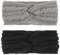 DRESHOW Stirnband Damen Winter Stirnbänder Strick, Haarband Ohrenwärmer, Dickes Fleecefutter Haarbänder Verdicken Headwrap Kopfband für Damen