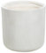 Blumentopf Ton und Glasfaser weiß rund 45 x 45 x 45 cm mit Rillen modern Oreoi