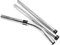 vhbw 3X Staubsaugerohr 3-TLG. mit Verlängerung kompatibel mit Numatic Henry 170 Eco, 170 HEPA Staubsauger - 32 mm Anschluss, 50-150 cm lang Silber
