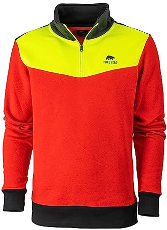 FORSBERG Sweatshirt Jordskar, Farbe:Neongelb/rot, Größe:XL