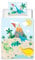 MTOnlinehandel TRAUMHELDEN Dino Babybettwäsche 135x100 Flanell/Biber - 1 Kissenbezug 40x60 + 1 Bettbezug 100x135 cm - Hochwertige Jungen-Bettwäsche