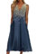 WVONIF Robe Femme Printemps Ete 2023 Chic Pas Cher Midi Mode Mi Longue Robe Ete Manche Courte Décontractée Midi Robes Lâche Ample Sexy Dress Rétro Bohème Jupe Robe Rose Poudré Femme