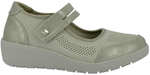 Doctor Cutillas Mercedita 40102 Rejilla de la Talla 38 en Color Plata