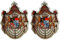Pin Königreich Bayern, 2er Set, Anstecker, Anstecknadel, sehr detailgetreu