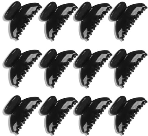 NHPY 12 Pezzi Pinza per capelli,Mollette capelli donna,Mollettine per Capelli Piccole, Pinze Per Capelli, Capelli Clip Artiglio, Mini Pinze per Capelli Fermagli Capelli Antiscivolo