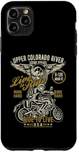 iPhone 11 Pro Max Upper Colorado River Scenic Bypass U 128 Motorcycle Design Case