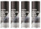 DIOXSTAR Black Spray, Seal Mastic Black Spray, Repair Cracks Roofs Window, Waterproof Barrier, Suitable for Variety, Long-Term Protection, Simple Application, 300ml, (4 PCS)