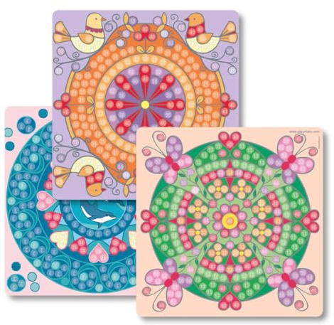 PlayMais Mosaikkarten Dekorieren Trendy Mandala