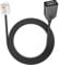 SYGGDERS USB Female to Rj9 4p4c 4-Pin Male Adapter, Suitable for Multiple Voip Telephone Cables, with 30cm Round Black Cable (RJ9 to USB 100cm)