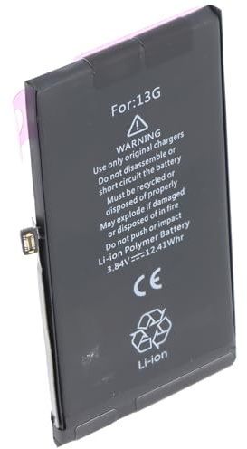 Akku kompatibel mit Apple iPhone 13, Li-Polymer, 3,84V, 3227mAh, 12,4Wh, Built-in, ohne Werkzeug