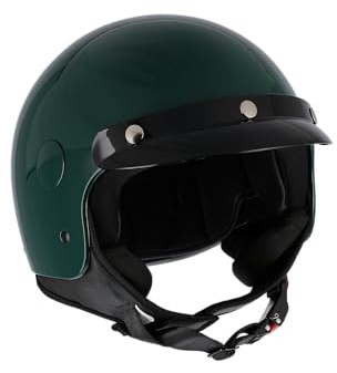 Jethelm Classic 001, Dunkelgrün, ECE22.06, Größe: XL