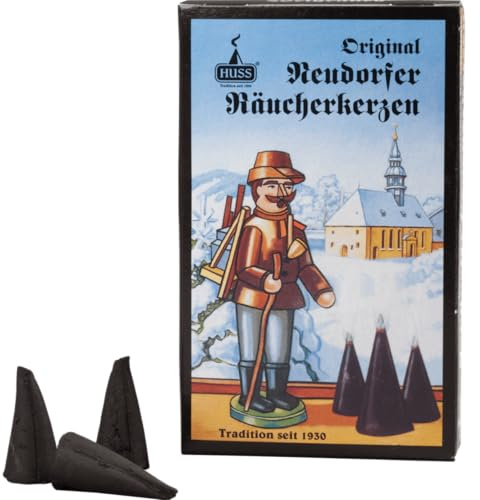 Huss Räucherkerzen 3er-Pack Original Neudorfer Räucherkerzen - Die Guten (Fichte/Kiefer)