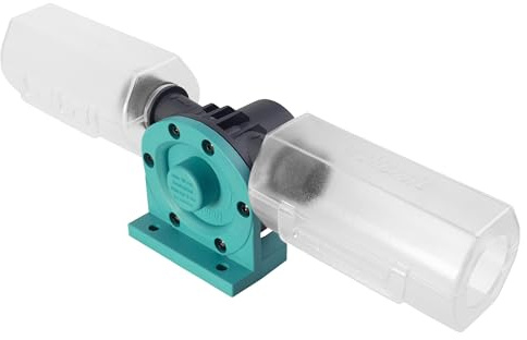 wolfcraft Drill Pump - Self-Priming Water Transfer Attachment, 3,000 l/h | Compact fiberglass-reinforced pump for non-potable water, 30 m head, splash guard and mounting hardware, 4541000