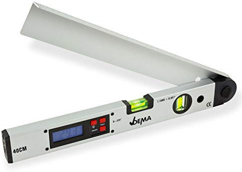 Digitaler Winkelmesser Winkelmessgerät Winkel mit Wasserwaage LCD Display 40 cm