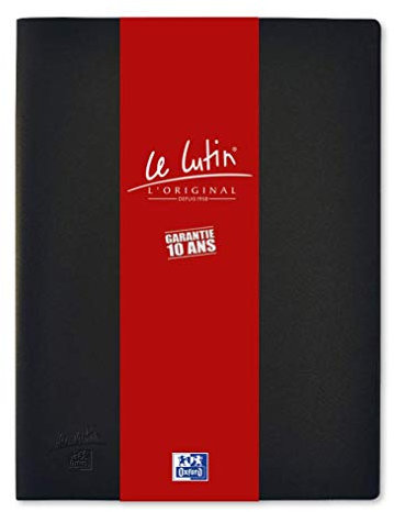 OXFORD Protège-Documents Le Lutin® L'Original A4 60 vues / 30 pochettes Couverture PVC Noir