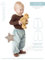 MAGAM-Stoffe Pumphose Schnittmuster Babys und Kinder inkl. Aufnäher Enno