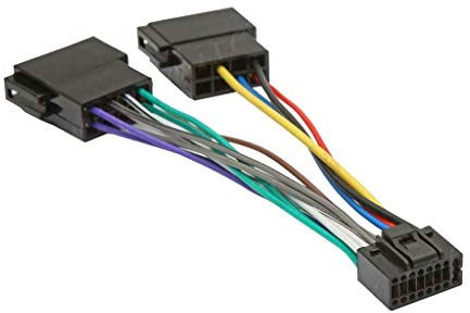 Sound-way Cavo Adattatore Connettore ISO compatibile con Autoradio KENWOOD 16 pin