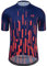 Coconut Ropamo CR Herren-Radtrikot, kurzärmelig, Rennrad-Shirt mit 3 + 1 Reißverschlusstaschen, atmungsaktiv, schnell trocknend, Blau/Rosa gestreift, XX-Large