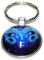 Porte Clé Bélier Bleu Métal Signe Astrologique Zodiaque astro clef voiture horoscope porteclef maison astrologie tropicale constellation symbole zodiac femme homme enfant fille garçon