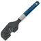 Tasty Spatule en silicone avec nettoyeur à fouet, 25 x 6 cm, outil de cuisine multifonction, passe au lave-vaisselle, gris/bleu