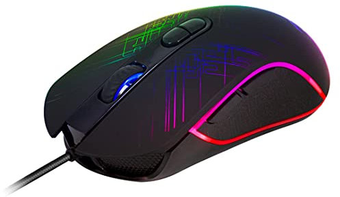 ADVANCE - Gaming Raton GTA 230 - LED RGB Colores 5 Modos - 7 Botones - Personalizable - Hasta 3200 DPI - PC/MAC/XBOX ONE / PS4