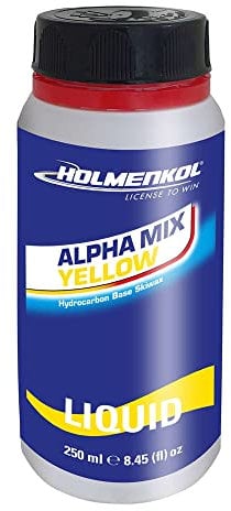 Holmenkol AlphaMix Liquid Yellow 250ml Base Wax Wachs Alpine Nordic Snowboard