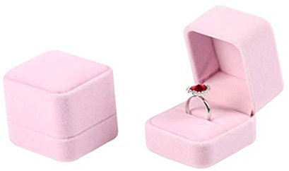 WPCASE schmuckkästchen mädchen Schmuckschatullen Dekorative Schmuckschatulle Vitrine Kreative Schmuckaufbewahrung Großvolumige Schmuckschatulle pink