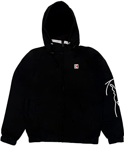 Karl Kani Herren KKMQ32021BLK KK Signature Windrunner M Black