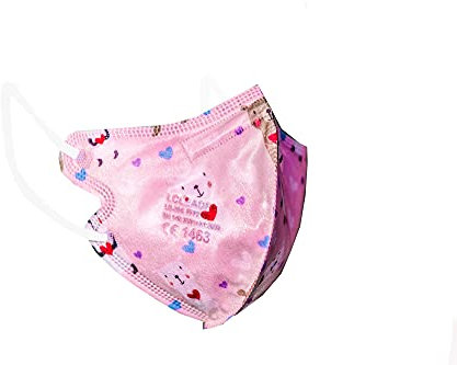 LCLEADER - 20 Mascherine FFP2 SMALL SIZE (FANTASIA ROSA)
