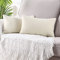Yaertun 2er Set Superweichen Kissenbezüge Dekokissen Kissenbezug Sofakissen Dekorativ Couchkissen Kissenhülle Bezug Weich für Wohnzimmer Schlafzimmer 12x20 Inch, 30x50 cm Beige